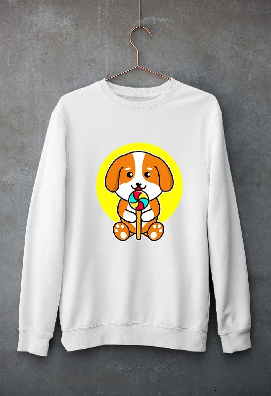 Puppy Unisex Sweatshirt for Men/Women Hoodie with Cuffed Sleeves Snug Secure