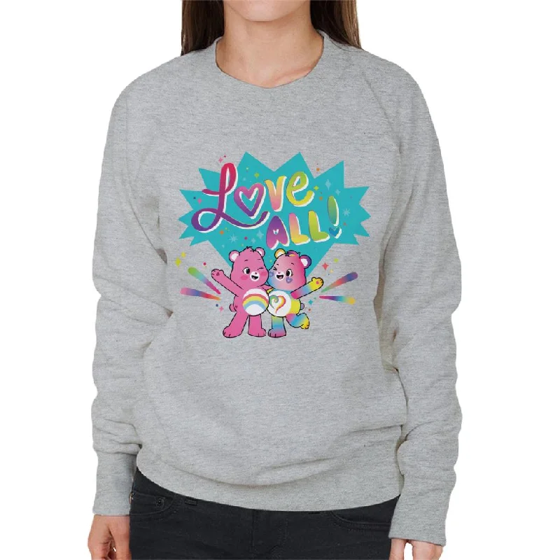 Care Bears Togetherness Bear Love All Women's Sweatshirt Hoodie with Lace Feminine Delicate Care Bears Togetherness Bear Love All Women's Sweatshirt Hoodie with Lace Feminine Delicate