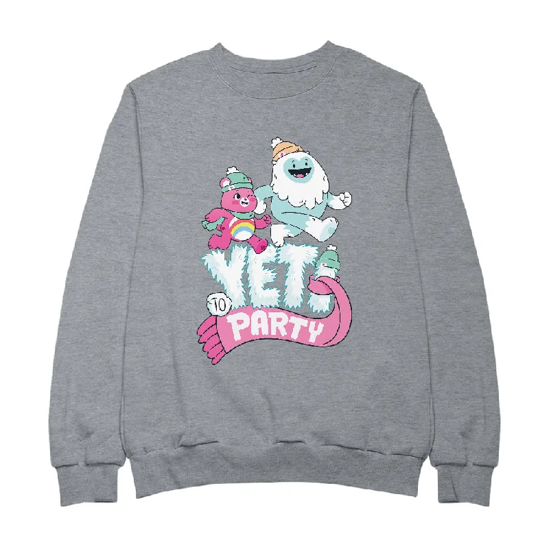 Care Bears Unlock The Magic Christmas Yeti Party Women's Sweatshirt Hoodie with Half-Zip Sporty Casual