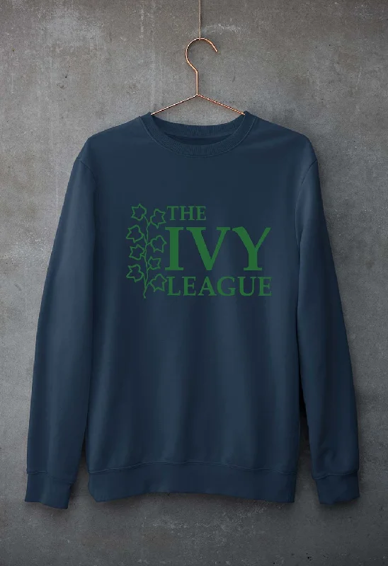 Ivy League Unisex Sweatshirt for Men/Women Hoodie with Hem Frayed Vintage Worn