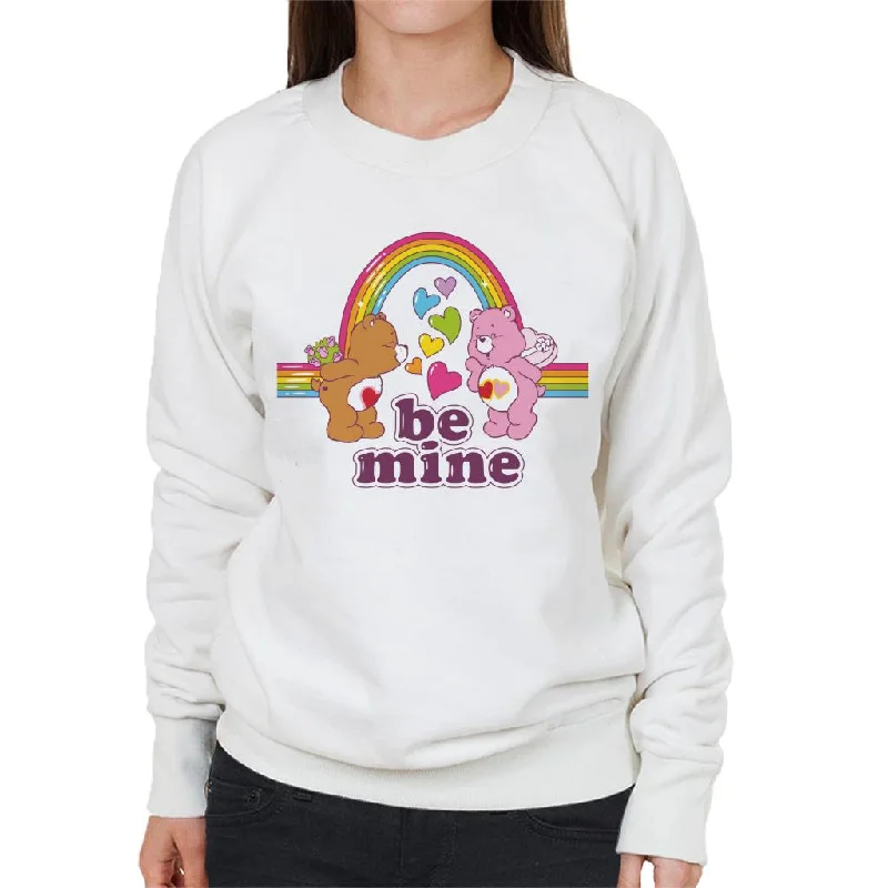 Care Bears Valentines Be Mine Women's Sweatshirt Hoodie with Pocket Utility Practical Care Bears Valentines Be Mine Women's Sweatshirt Hoodie with Pocket Utility Practical