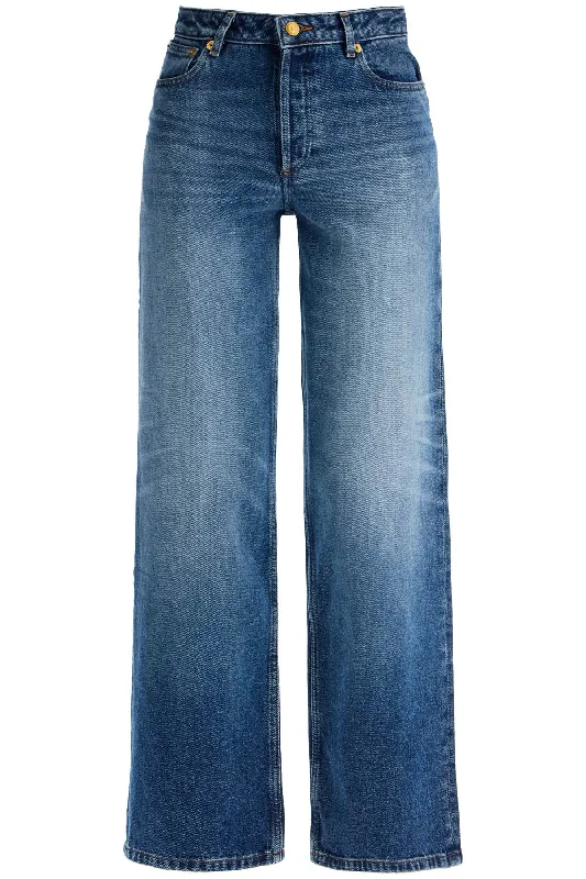 straight-cut elisabeth jeans COGZU F09181 INDIGO DELAVE Classic Button Fly Jeans