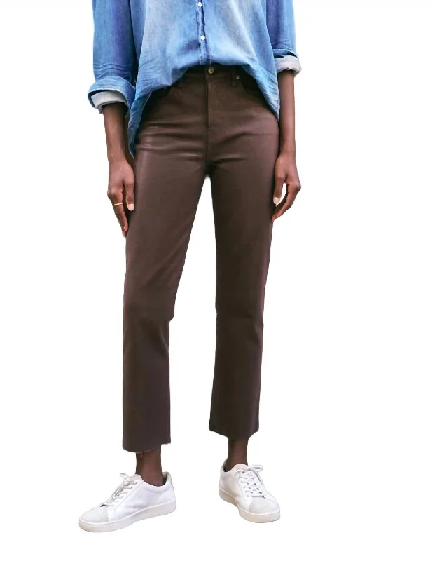 Cork Everyday Jeans In Chocolate Fashionable Slim Fit Jeans