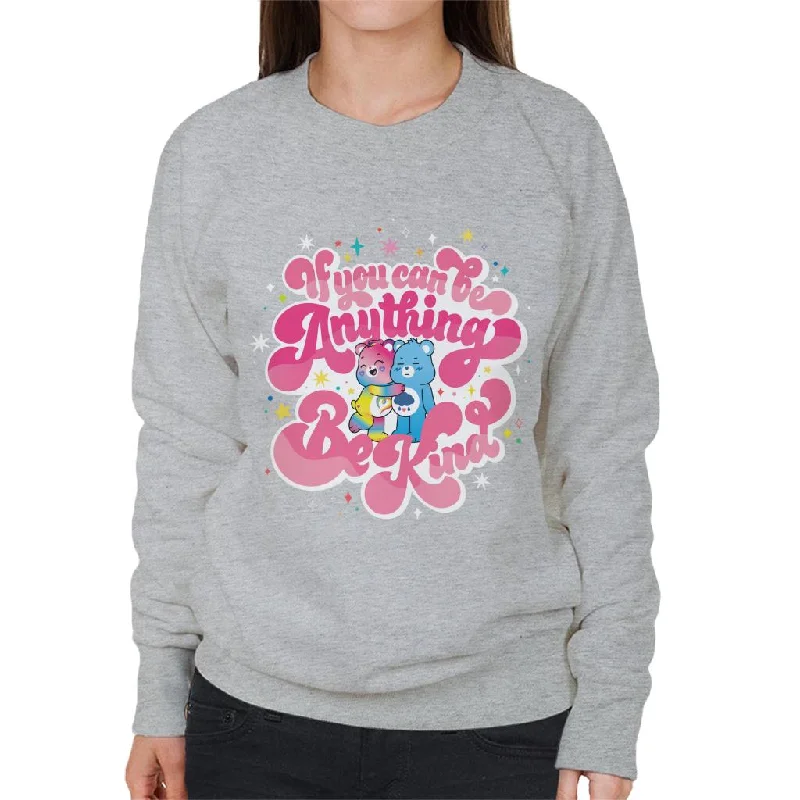 Care Bears Togetherness Bear Be Kind Women's Sweatshirt Hoodie with Sequins Glamorous Eye-catching Care Bears Togetherness Bear Be Kind Women's Sweatshirt Hoodie with Sequins Glamorous Eye-catching