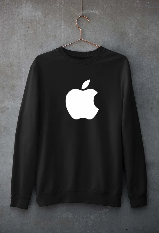 Apple Unisex Sweatshirt for Men/Women Hoodie with Raglan Sleeves Sporty Comfortable