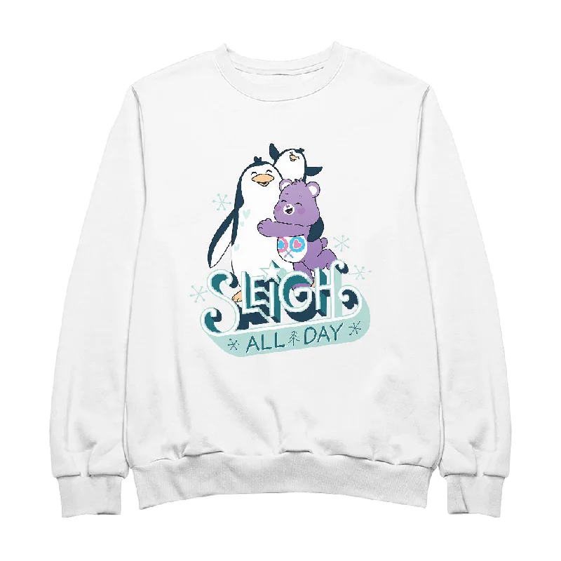 Care Bears Unlock The Magic Christmas Sleigh All Day Women's Sweatshirt Hoodie with Magnetic Closure Innovative Modern