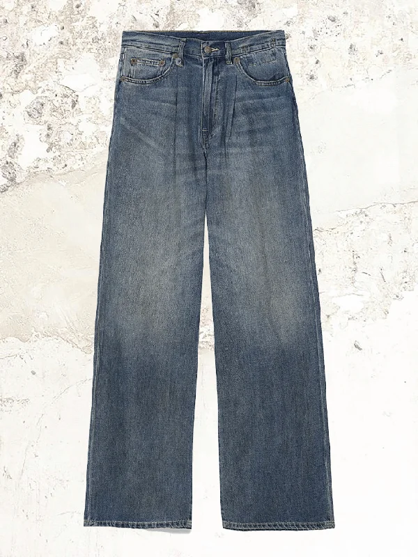 R13 Damon pleated denim jeans Chic Vintage-Inspired Denim Jeans