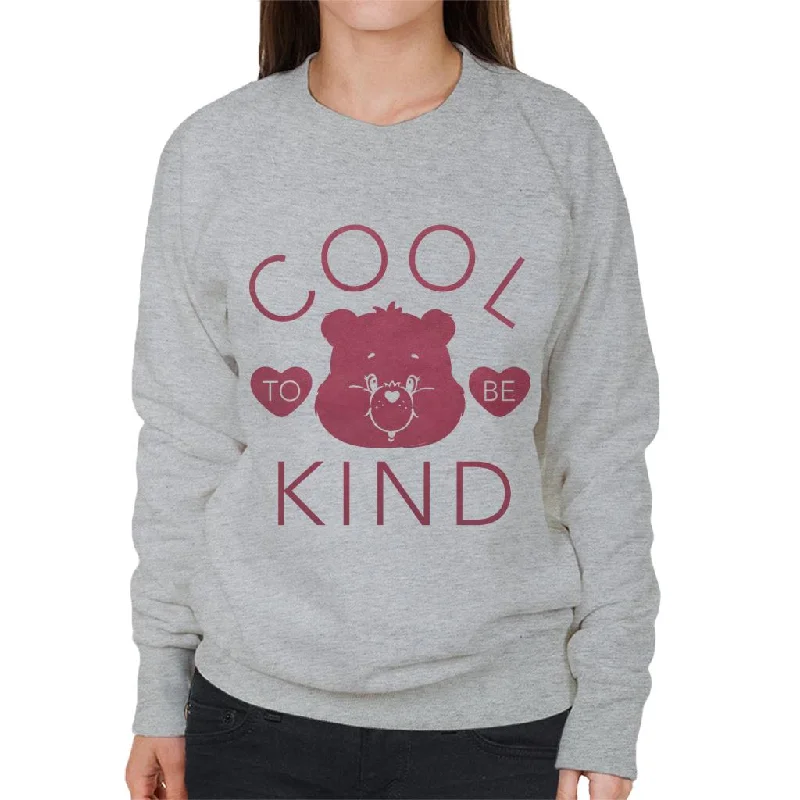 Care Bears Tenderheart Bear Cool To Be Kind Pink Flock Women's Sweatshirt Hoodie with Slim Fit Tailored Modern Care Bears Tenderheart Bear Cool To Be Kind Pink Flock Women's Sweatshirt Hoodie with Slim Fit Tailored Modern