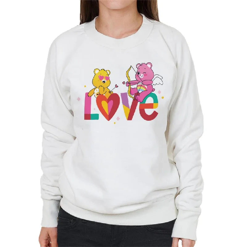 Care Bears Unlock The Magic Valentines Love Arrows Women's Sweatshirt Hoodie with Zipper Versatile Modern Care Bears Unlock The Magic Valentines Love Arrows Women's Sweatshirt Hoodie with Zipper Versatile Modern