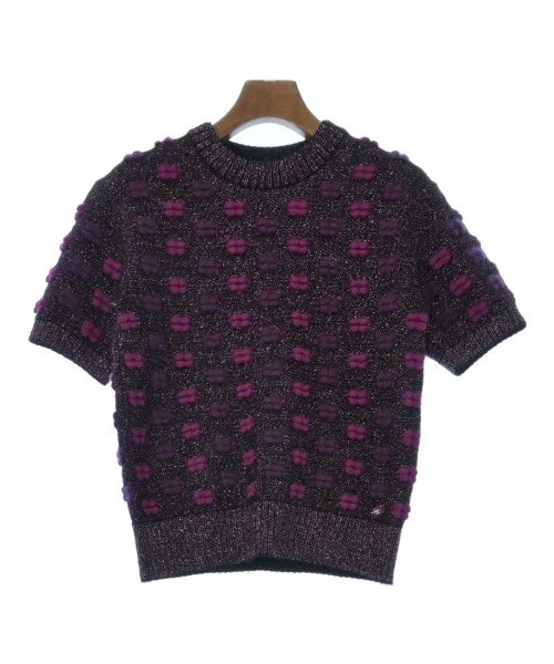 CHANEL Sweaters High Neck Crew Neck V-Neck