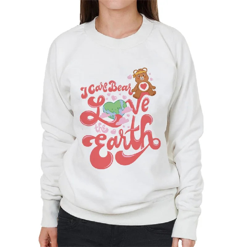 Care Bears Tenderheart Bear Love The Earth Women's Sweatshirt Hoodie with V-Neck Classic Versatile Care Bears Tenderheart Bear Love The Earth Women's Sweatshirt Hoodie with V-Neck Classic Versatile