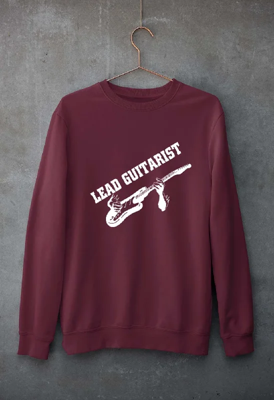 Guitarist Unisex Sweatshirt for Men/Women Hoodie with Hem Detail Decorative Unique