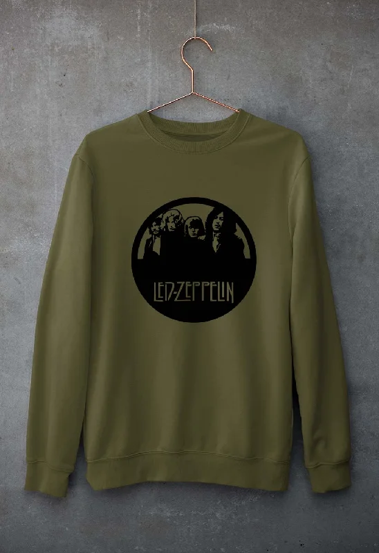 Led Zeppelin Unisex Sweatshirt for Men/Women Hoodie with Stripes Bold Sporty