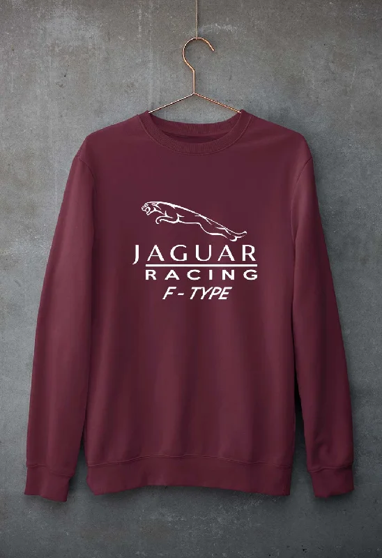 Jaguar Unisex Sweatshirt for Men/Women Hoodie with Slit Hem Functional Movement