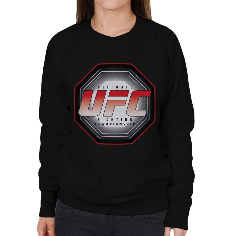 UFC Octagon Logo Women's Sweatshirt Hoodie with Lining Warm Insulated