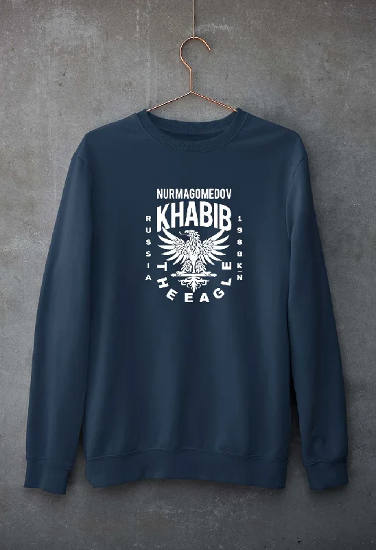 Khabib The Eagle Nurmagomedov Unisex Sweatshirt for Men/Women Hoodie with Turtle Neck Cozy Winter