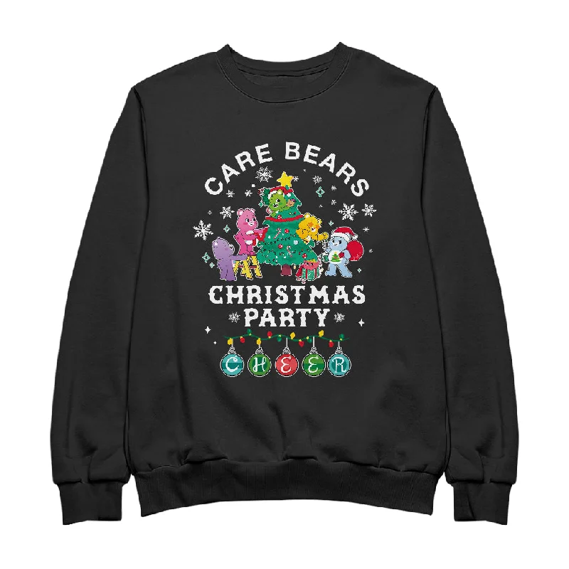 Care Bears UTM Christmas Party Bauble Cheer Women's Sweatshirt Hoodie with Ribbed Neckline Snug Warm