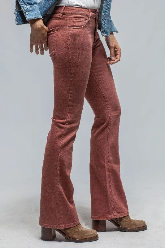 Tommy Flare Jeans In Terracotta Cozy Wide-Legged Jeans