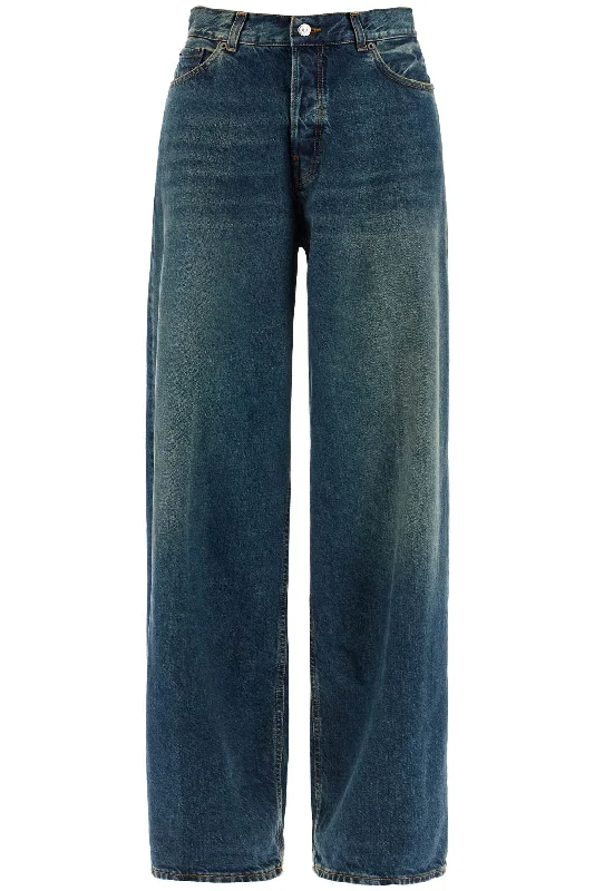 wide leg bethany jeans for a HEW03296DF105 INTENSE BLUE Casual High-Waisted Bootcut Jeans