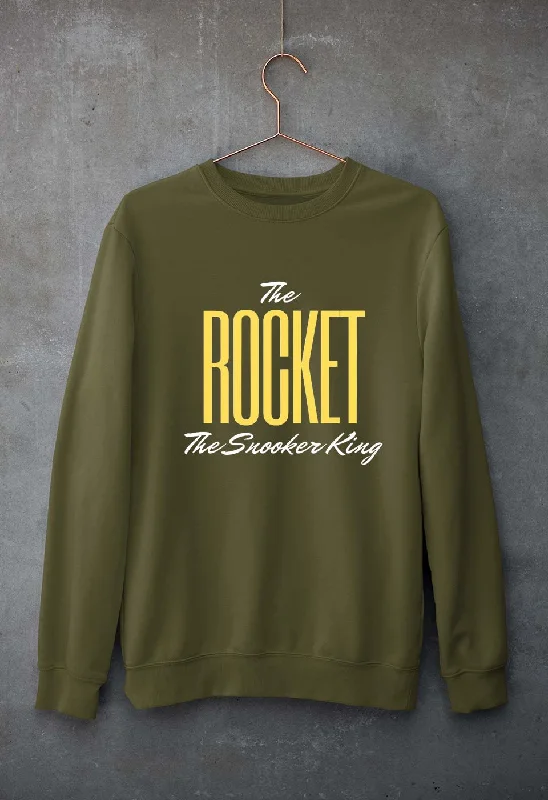 Rocket Snooker King Unisex Sweatshirt for Men/Women Hoodie with Strings Custom Fit Adjustable