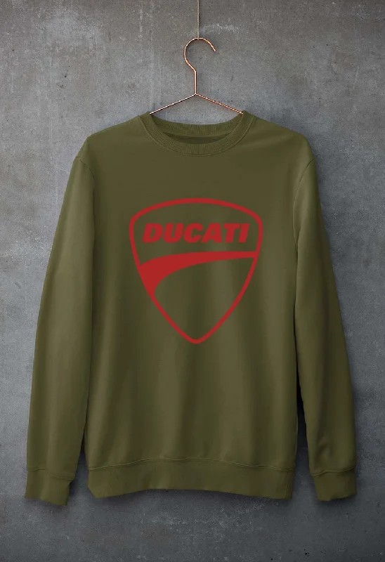 Ducati Unisex Sweatshirt for Men/Women Hoodie with Fur Luxurious Winter