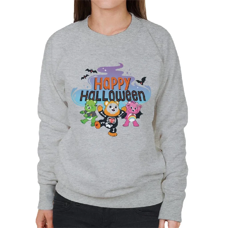 Care Bears UTM Happy Halloween Women's Sweatshirt Hoodie with Belted Waist Structured Tailored