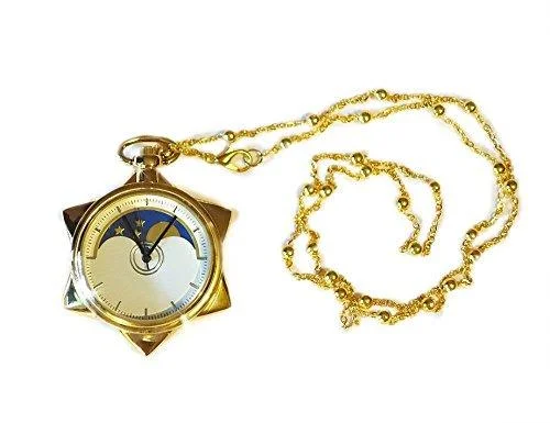 Sailor Moon Sweater chain Crystal Pocket Watch Cosplay Accessories Oversized Loose Flowy