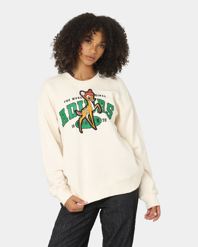 Adidas Adidas X Disney Bambi Sweater Non Dye Turtle Neck Boat Neck Asymmetrical Neck