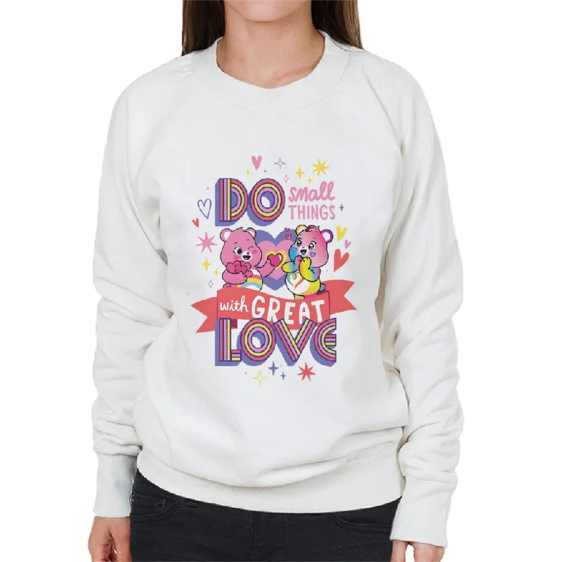 Care Bears Togetherness Bear Great Love Women's Sweatshirt Hoodie with Reflective Safety Nightwear Care Bears Togetherness Bear Great Love Women's Sweatshirt Hoodie with Reflective Safety Nightwear