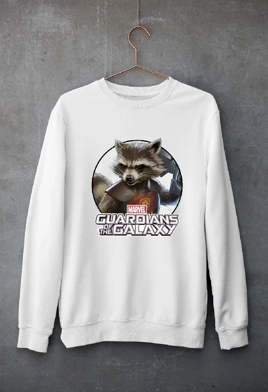 Rocket Raccoon Unisex Sweatshirt for Men/Women Hoodie with Toggle Buttons Decorative Unique