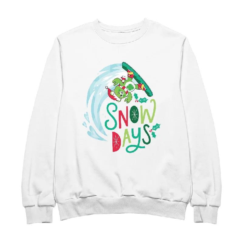 Care Bears Unlock The Magic Christmas Snow Days Women's Sweatshirt Hoodie with V-Neck Classic Versatile