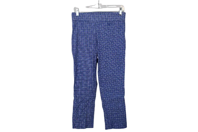 Kenar Blue Stretch Ankle Pants | 4 Formal Dress Pants