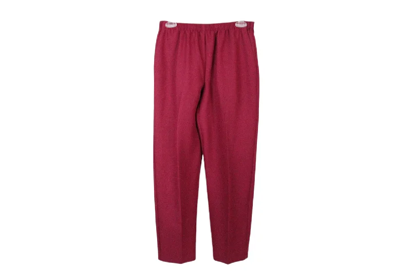 NEW Alfred Dunner Berry Color Pants | 6 Petite Classic Bootcut Trousers