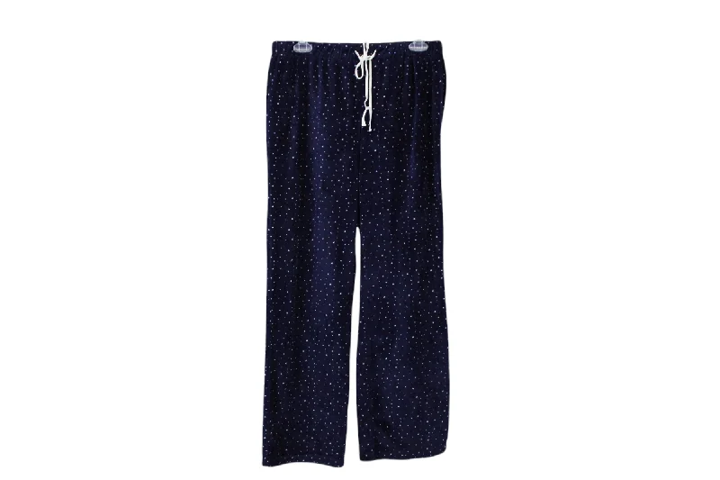 Steve Harvey Blue Soft PJ Pants | S Trendy Palazzo Pants