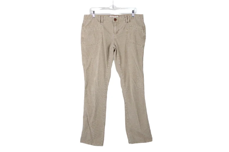 Old Navy Stretch Lowest Rise Tan Corduroy Pant | 12 High-Waist Trousers