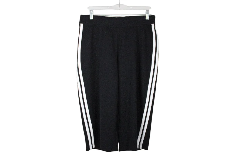 SB Active Black Capri Pant | M Petite Cozy Full-Length Pants