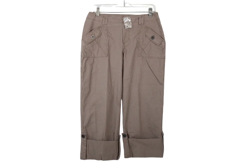 NEW Sonoma Brown Capri Pants | 8 Lightweight Jogger Pants