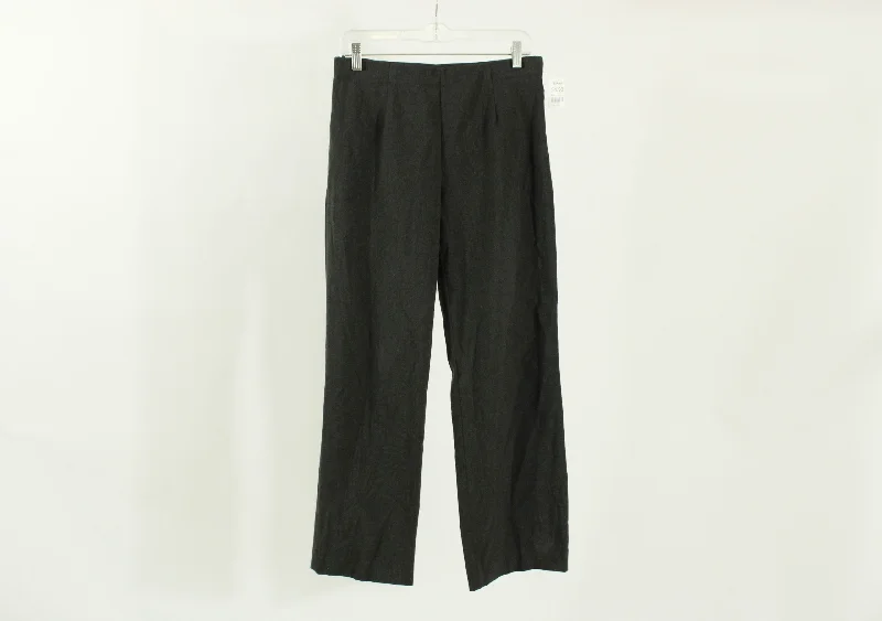 Coldwater Creek Gray Dress Pants | Size 6 Petite Relaxed Lounge Trousers