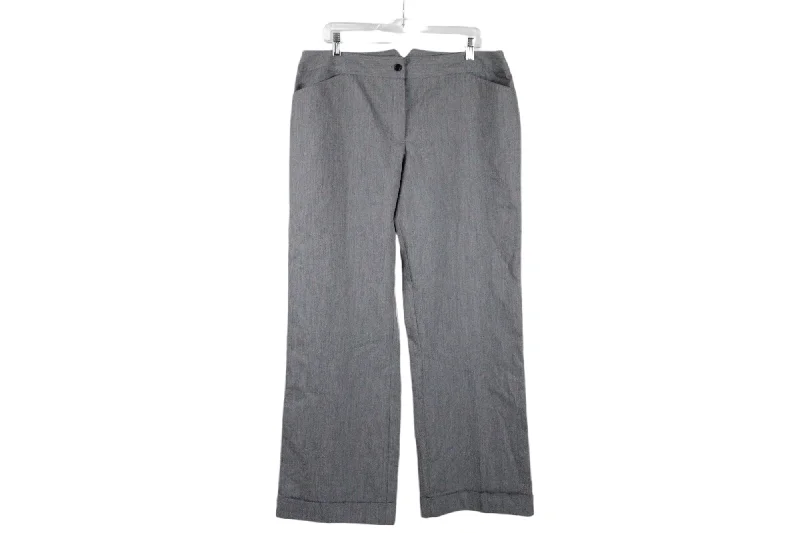 Studio 1940 Gray Pant | 14 Formal Wide-Leg Pants