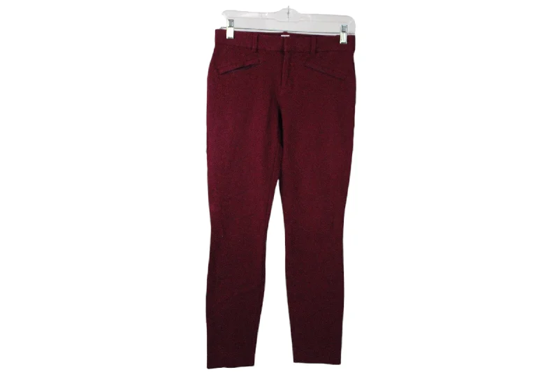 Gap For Good Dark Pink Skinny Ankle Pant | 0 High-Waist Yoga Pants