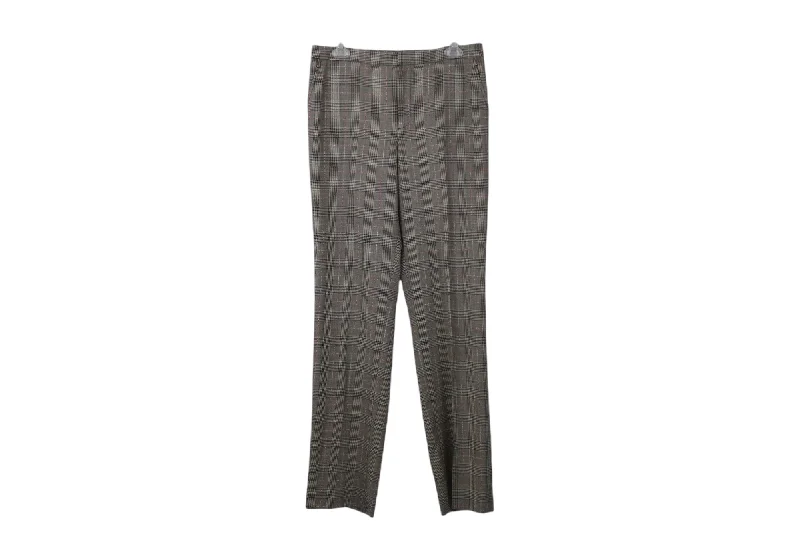 Ellen Tracy Tan Plaid Lightweight Wool Pants | 10 Comfortable Cargo Pants