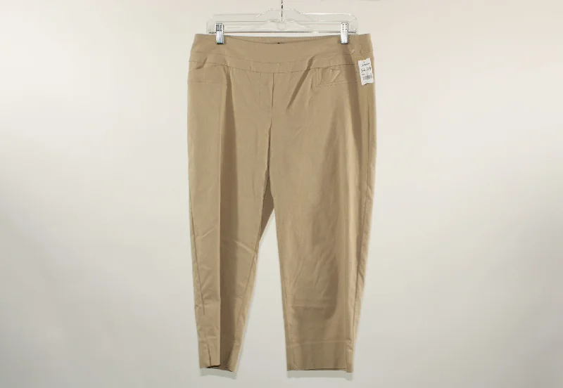 Zac & Rachel Stretch Capri Pants | Size 10 Chic Wool Trousers