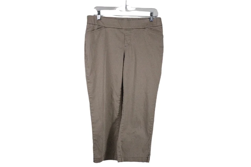 Lee Style Up Tan Capri Pant | 10 Soft Stretch Pants