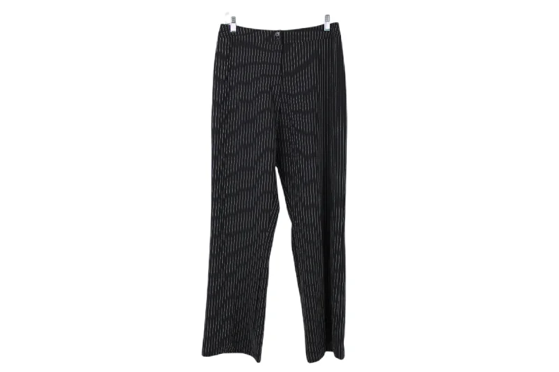 Black Pinstripe Pants | 9/10 Soft Stretch Pants