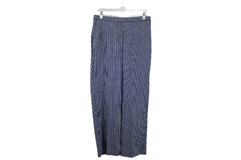 Alfred Dunner Blue Gingham Pant | 12 Petite Modern Skinny Pants