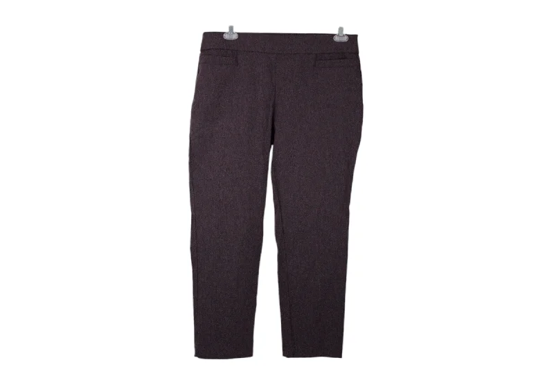 Briggs Petite Purple Stretch Pants | 14 Petite Short Comfortable Jogging Pants