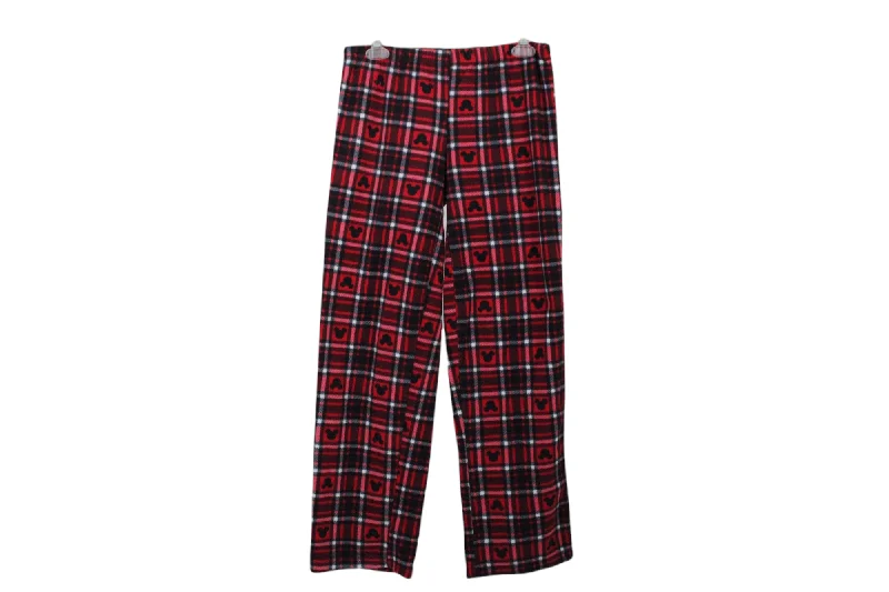 Disney Red Plaid Pajama Pants | S Comfy Athletic Pants