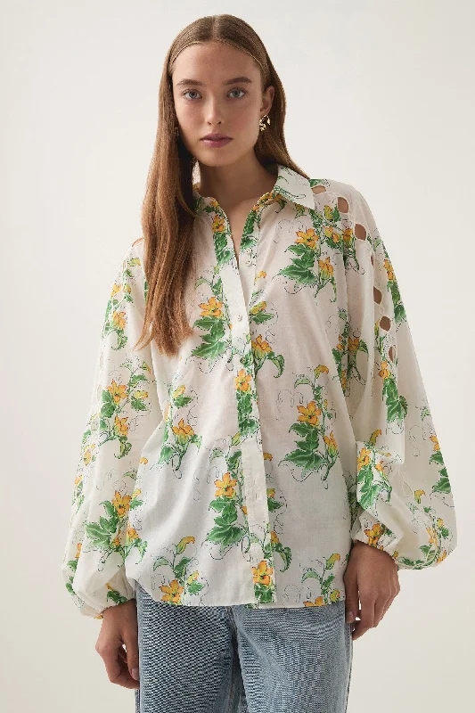 Dawn Blouse Floral Chiffon Blouse