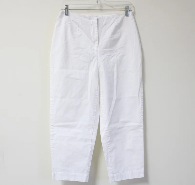 Geoffrey Beene White Capri Pants | 8 Slim-Fit Khaki Pants