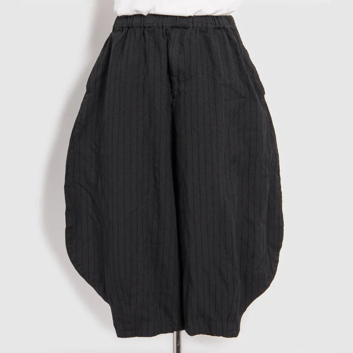 BLACK Comme des Garçons Stripe Pants (Black) Cozy Lounge Pants